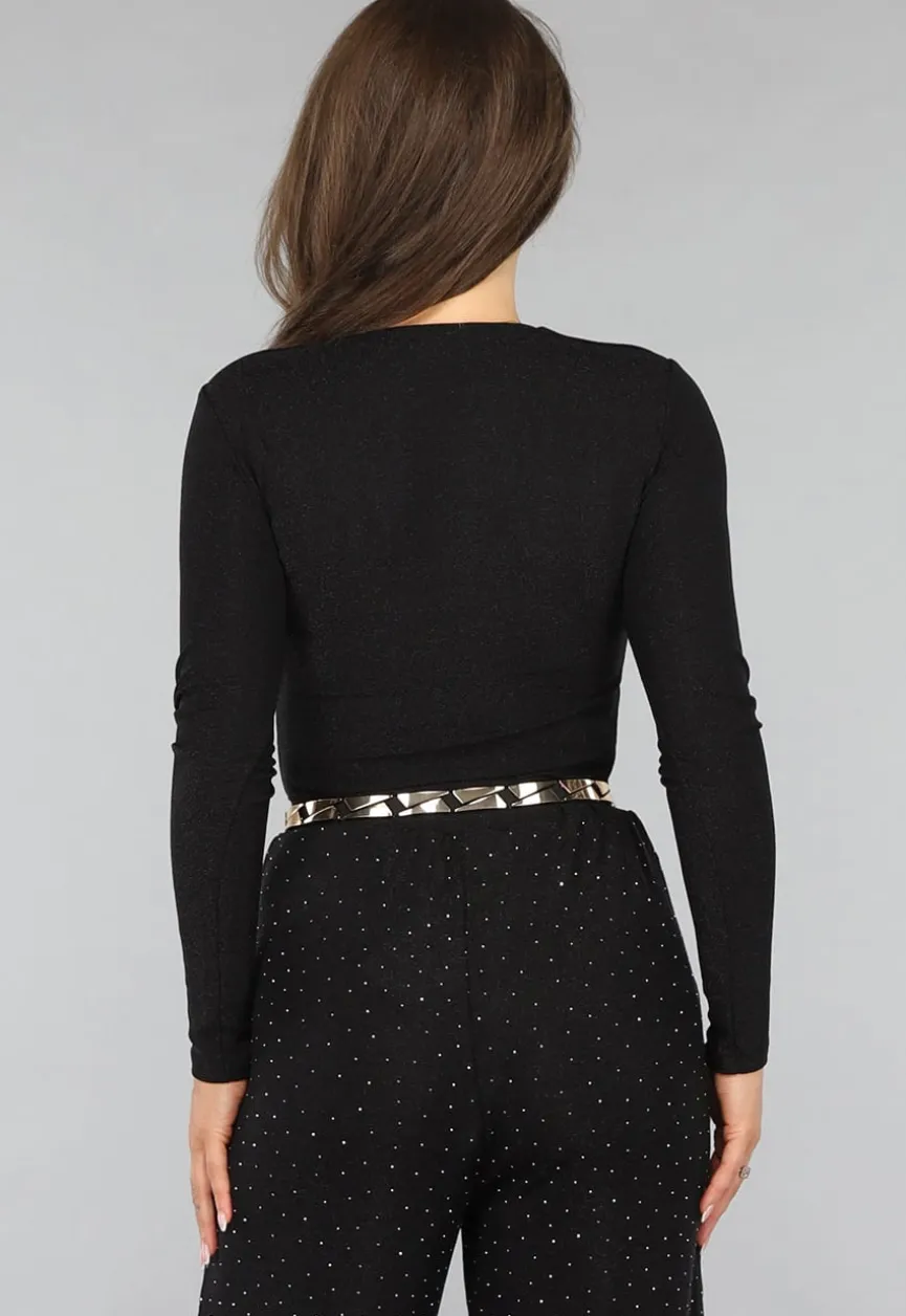 Rekbare Riem met Gouden Details