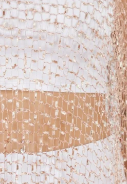 Rosé Gouden Fishnet Festival Cover-Up