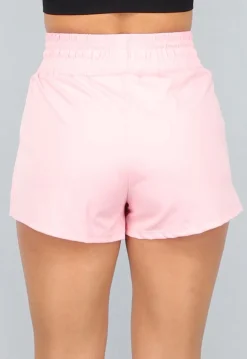 Roze Sportshort met Elastische Tailleband