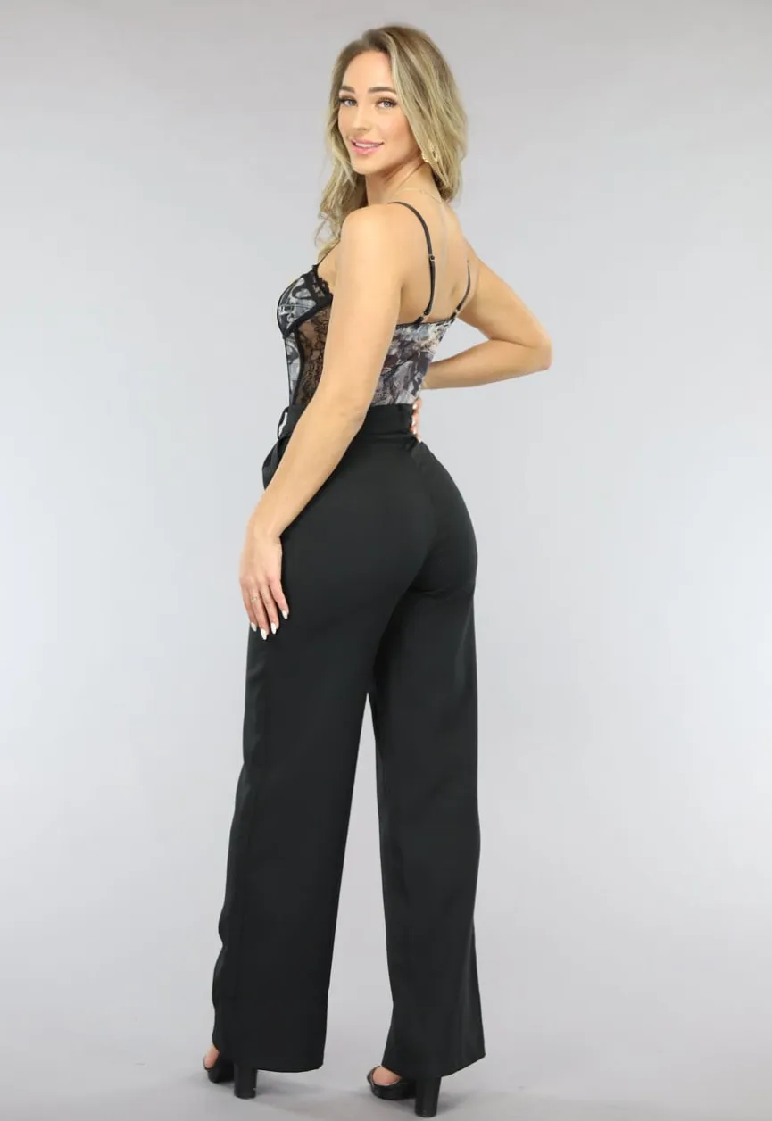 See Through Bustier Top Zonder Beugels