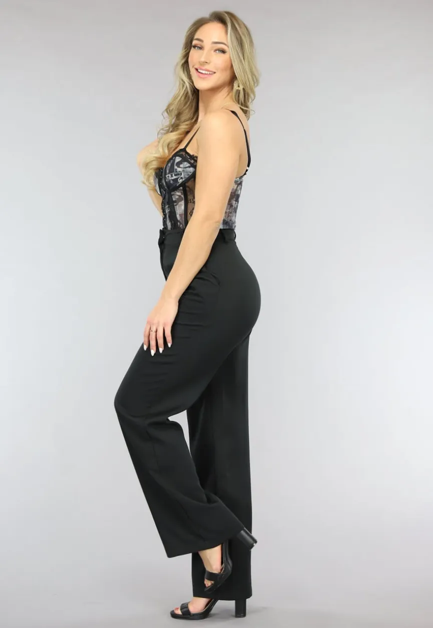 See Through Bustier Top Zonder Beugels