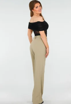 See Through Doorschijnende Zwarte Off-Shoulder Stretch Mesh Top