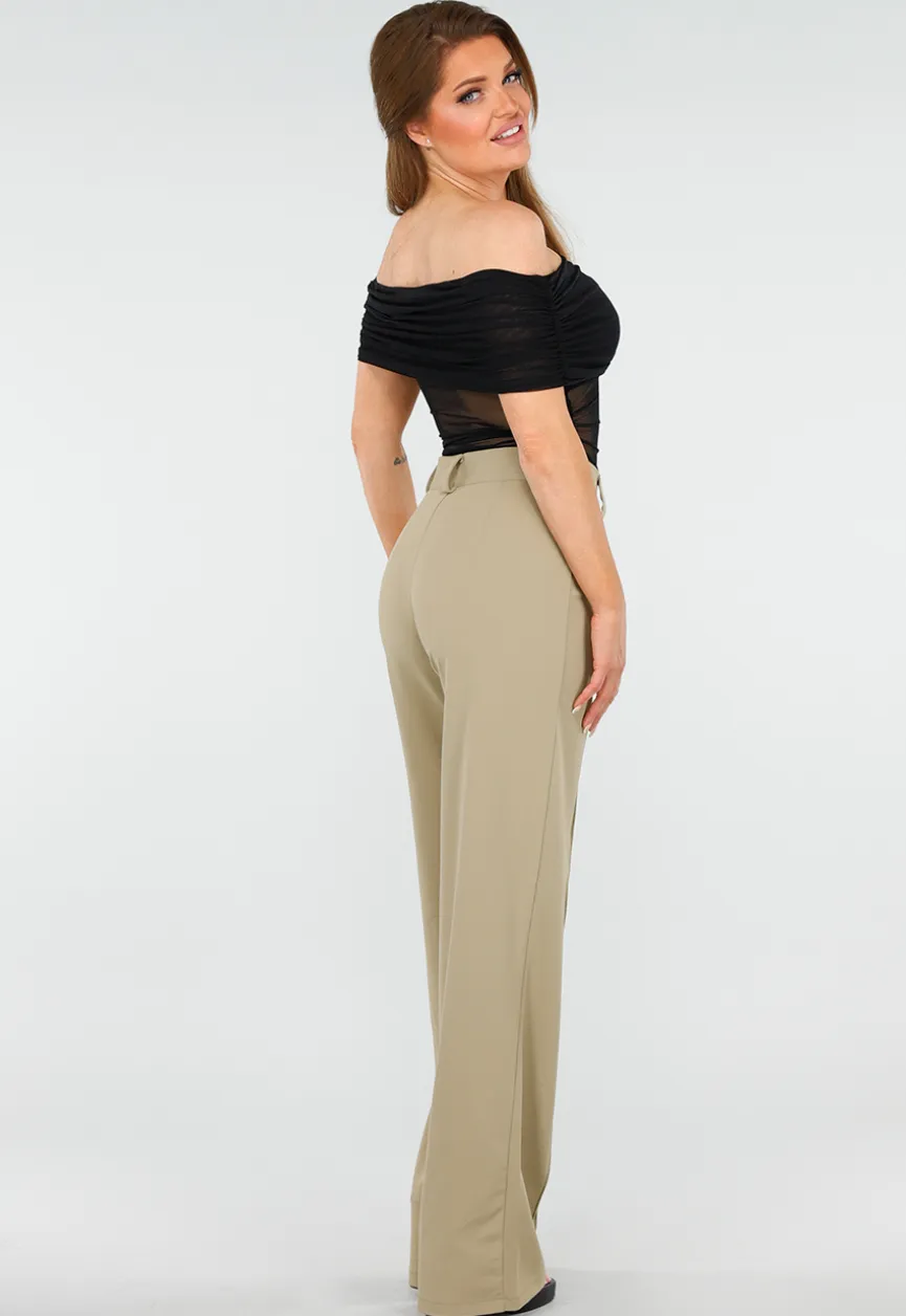 See Through Doorschijnende Zwarte Off-Shoulder Stretch Mesh Top