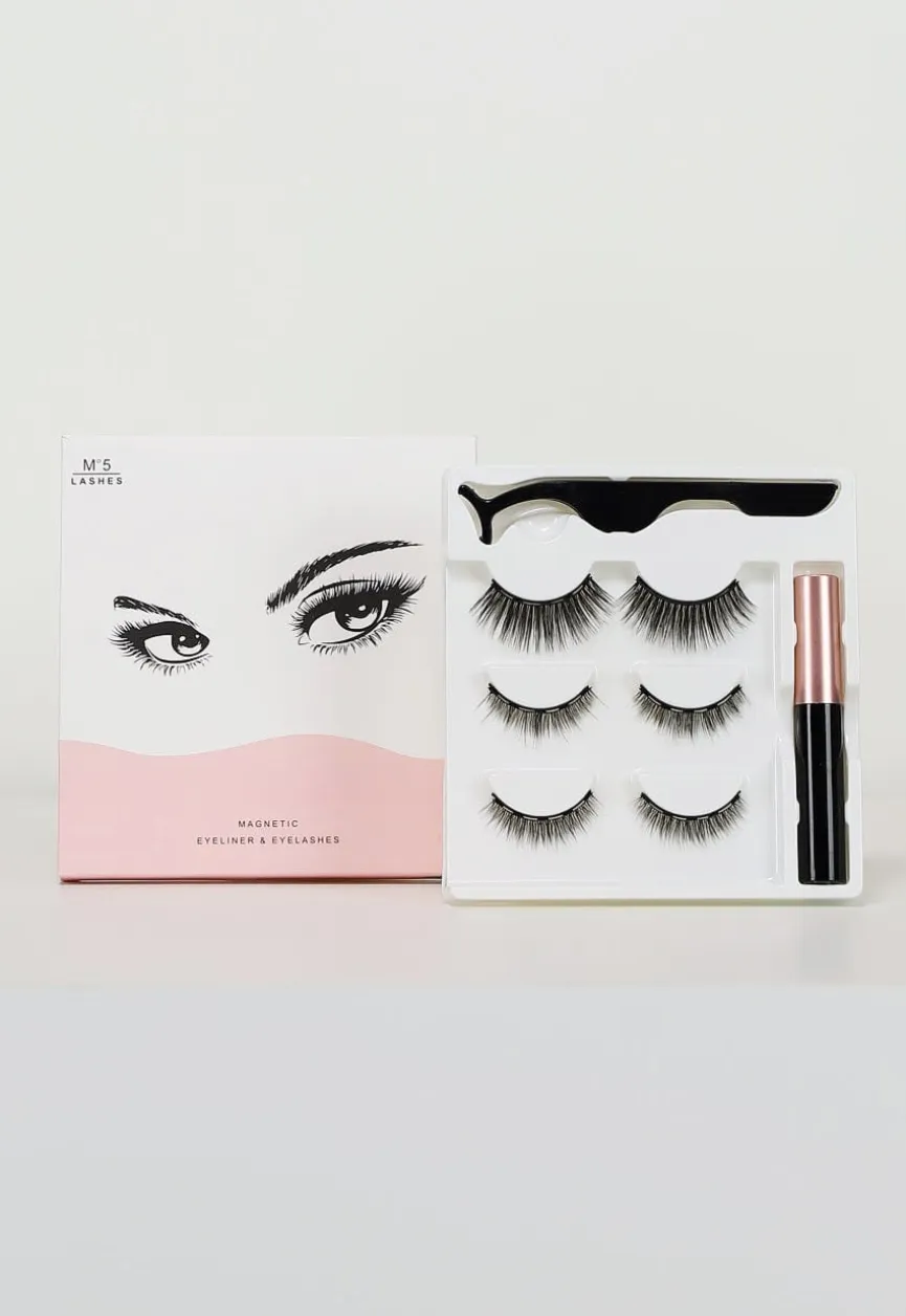 Set van 3 Magnetic Doll Eye Lashes met Variërende Lengte