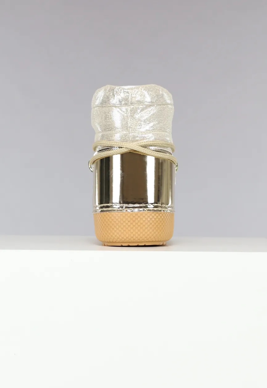Sparkle Sneeuwlaarzen in Goud met Metallic Detail