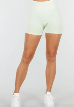 Sportieve Shorts in Groen met Witte Tailleband