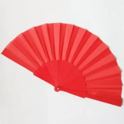 Stijvolle Plastic Hand Waaier Rood