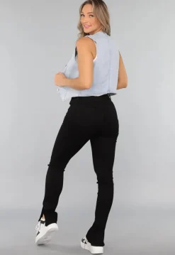 Stretch Denim Gilet Topje