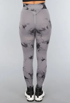 Stretchy Gym legging met Print en Overslag Taille