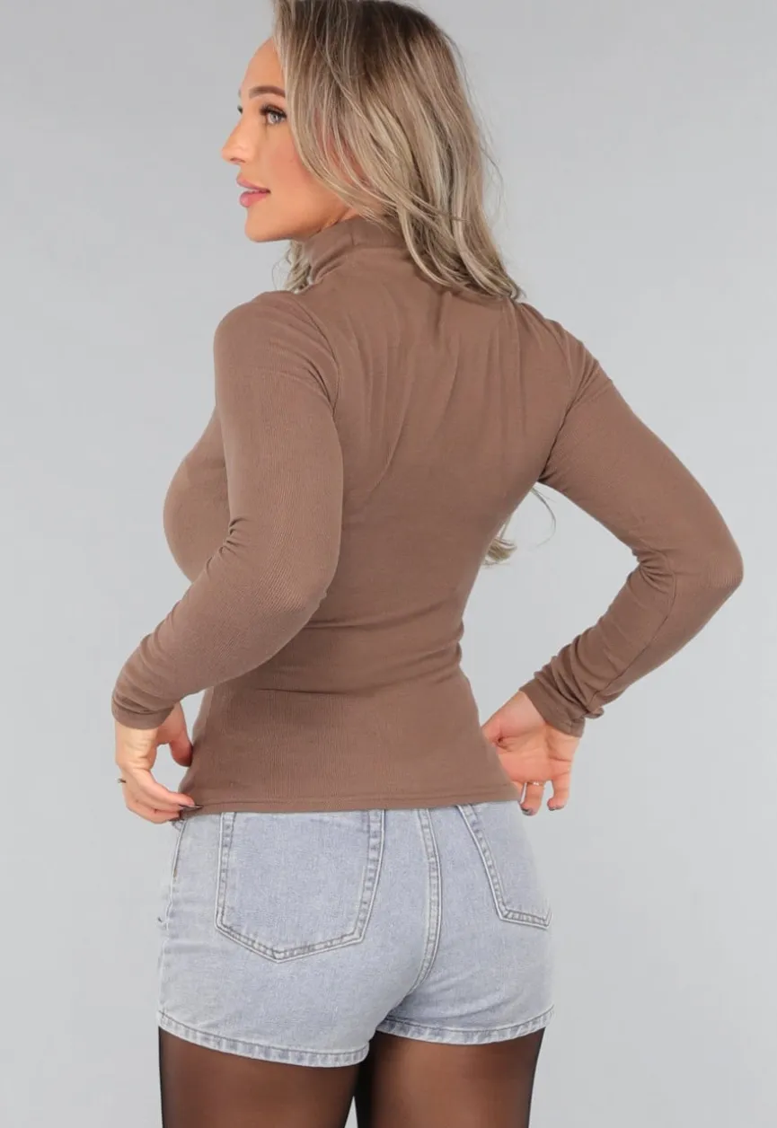 Taupe Truitje met Kleine Col