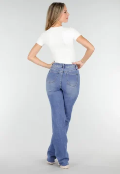 Witte Basic Stretch Body met Korte Mouwen