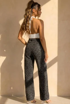 Witte Halter Franjetop met Padded Ondertop