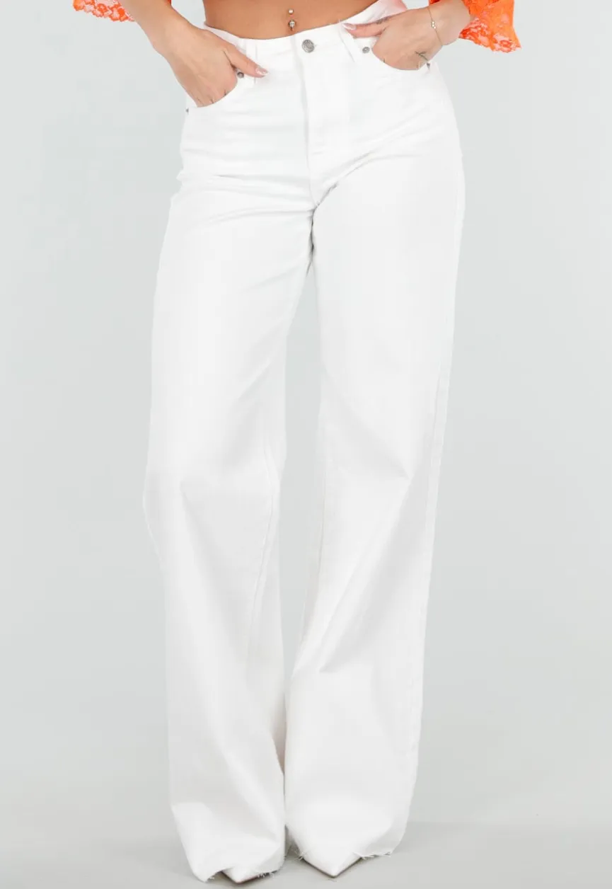 Witte High Waist Wide Leg Tall Jeans