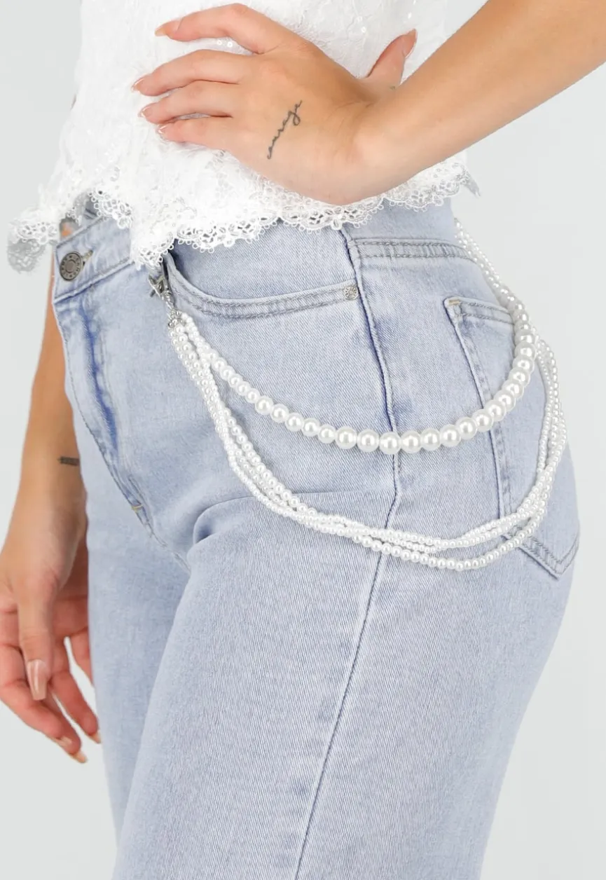 Witte Parel Broekketting