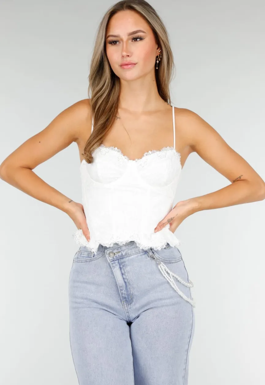Witte Parel Broekketting