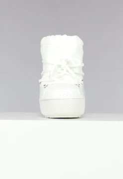 Witte Sneeuwlaarzen met Shiny Details