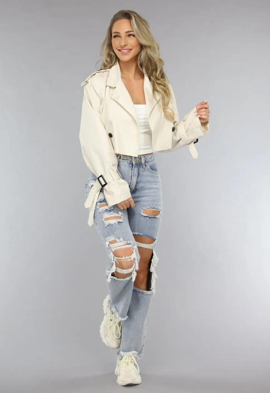 Witte Top met Strapless Model en Anti-Slip