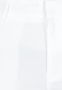 Witte Wide Leg Pantalon met Steekzakken en Paspelzakken