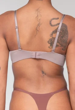 Zachte Taupe BH met Kruisbare Bandjes