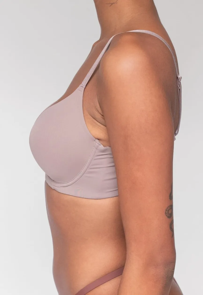 Zachte Taupe BH met Kruisbare Bandjes