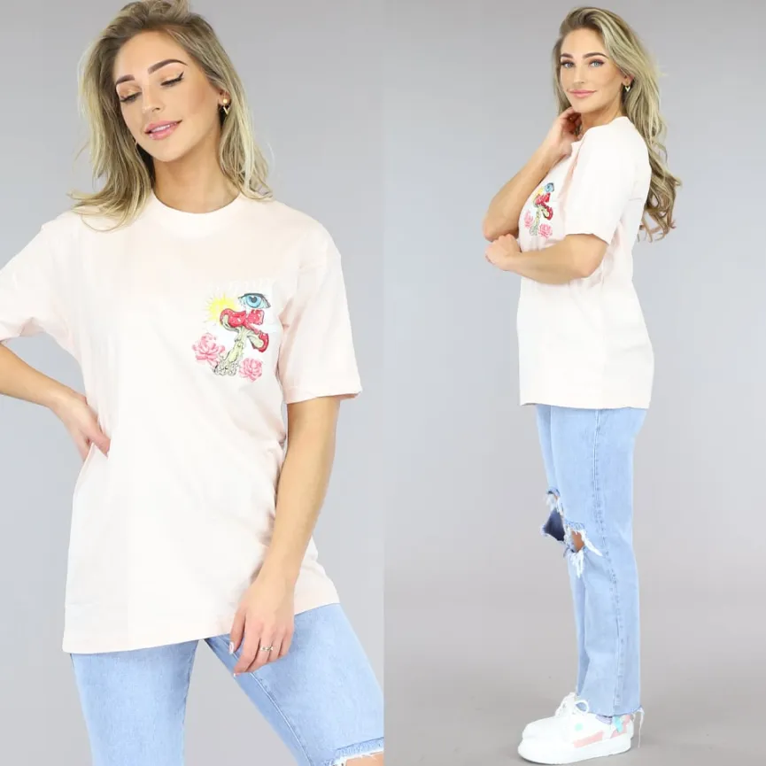 Zalmroze Oversized Trippy T-Shirt