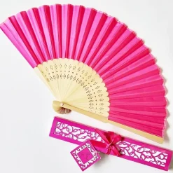 Zijden Bamboe Spaanse Waaier Magenta
