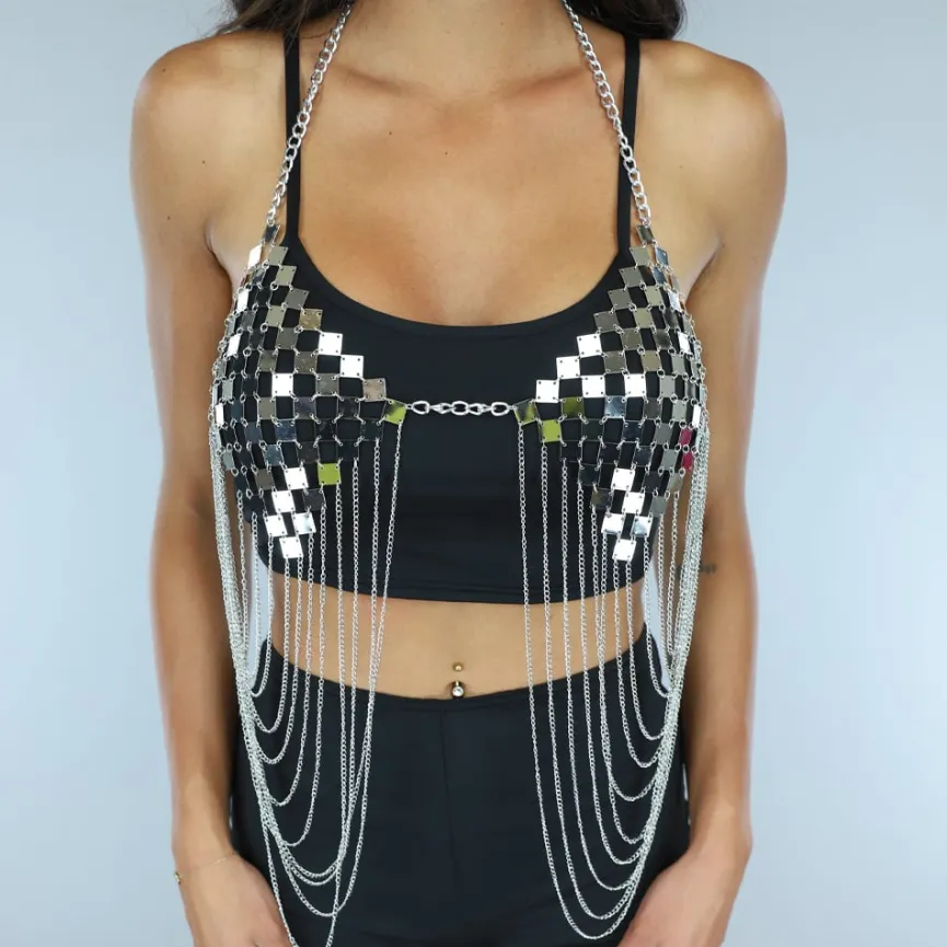 Zilveren Diamond Sexy Bodychain