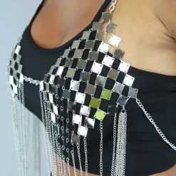Zilveren Diamond Sexy Bodychain