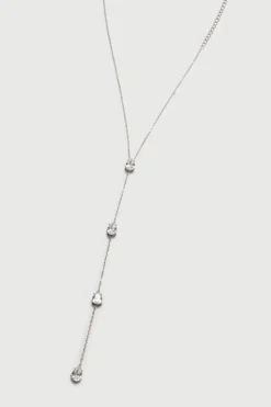 Zilveren Druppel Hals Bodychain