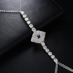Zilveren Eye Bodychain