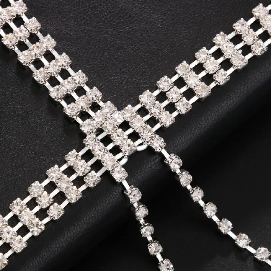 Zilveren Glitter Armsieraad