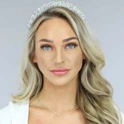 Zilveren Glitter Diadeem