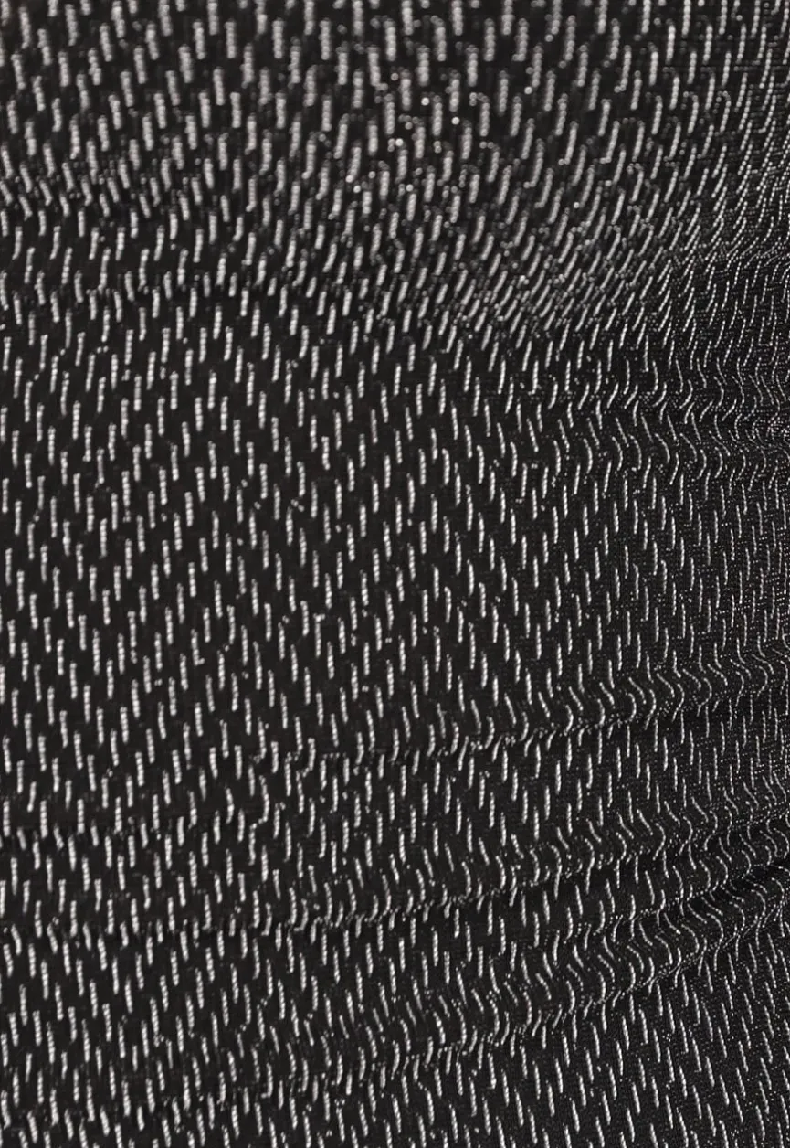 Zilveren Glitter Zigzag Top