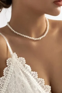 Zilveren Ketting met Parels en Hanger