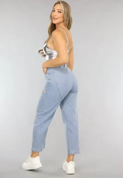 Zilveren Metallic Triangel Top