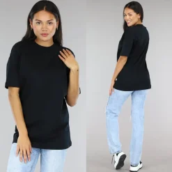 Zwart Basic Oversized T-Shirt
