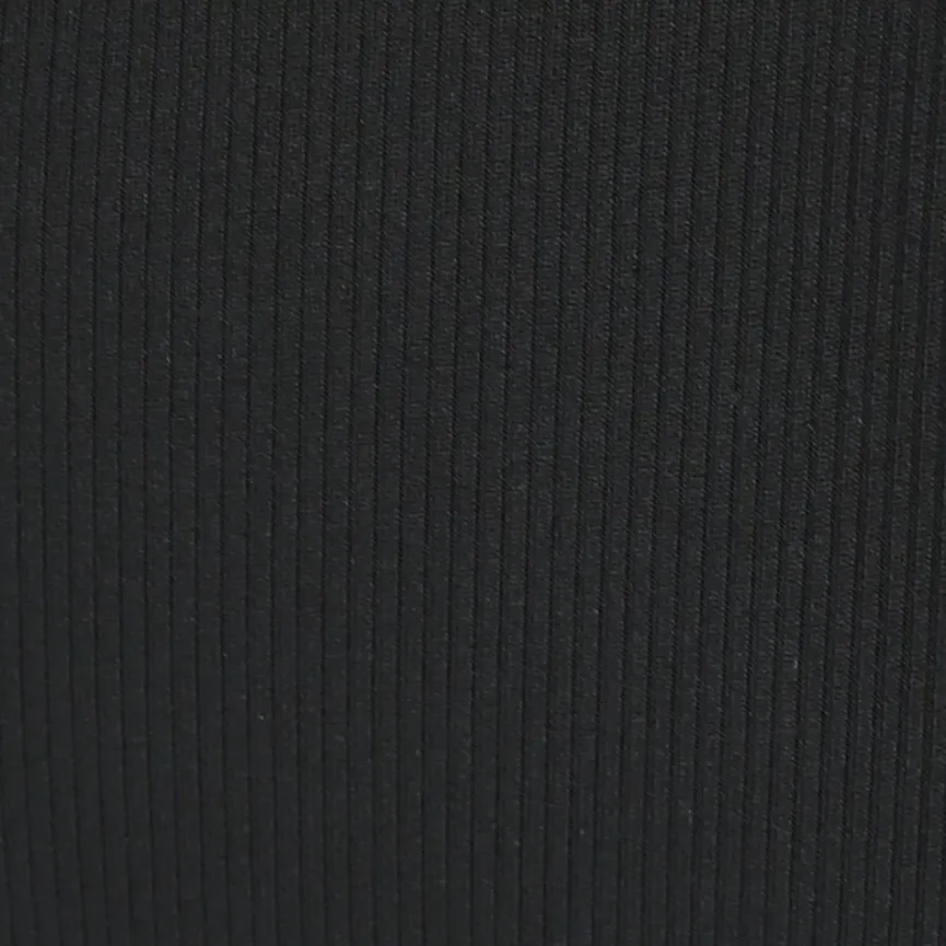 Zwarte Aansluitende Longsleeve Jumpsuit