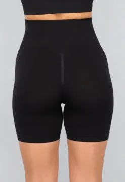 Zwarte Biker Short met Scrunch