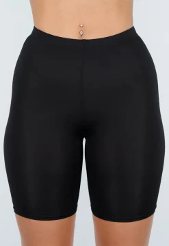 Zwarte Biker Short met Stretch