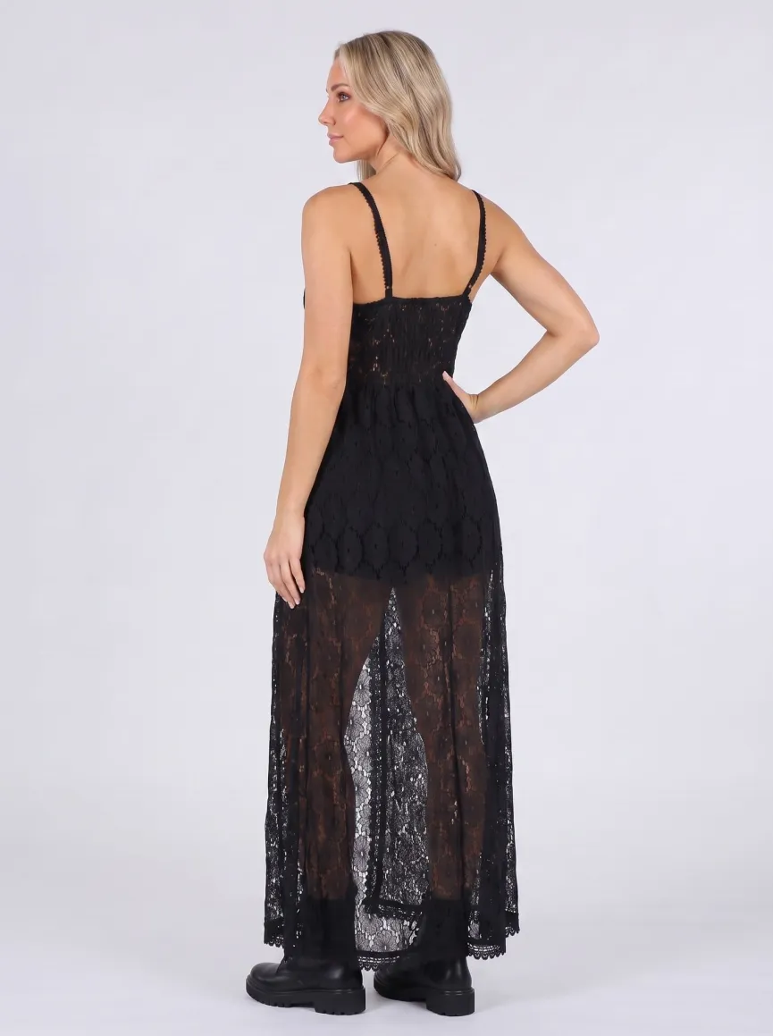 Zwarte Bohemian Ibiza Playsuit