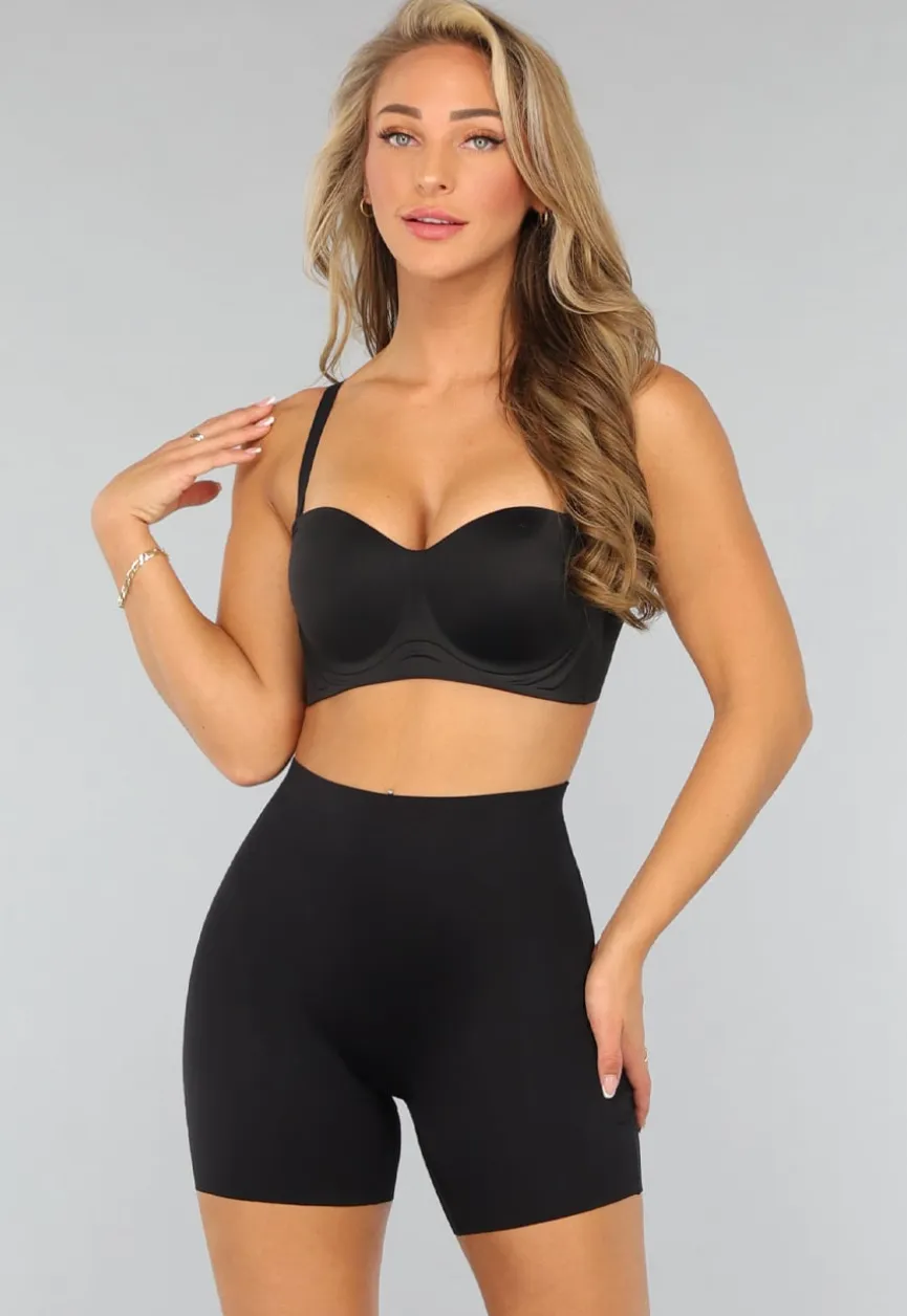 Zwarte Corrigerende Biker Short