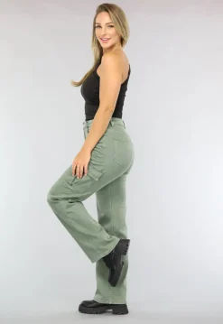 Zwarte Geplooide One Shoulder Top