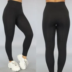 Zwarte High Waist Stretch Sport Legging