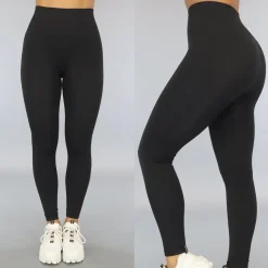 Zwarte High Waist Stretch Sport Legging