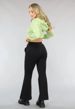 Zwarte Jogger met Flair Model