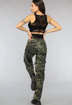 Zwarte Korte Fishnet Two Piece