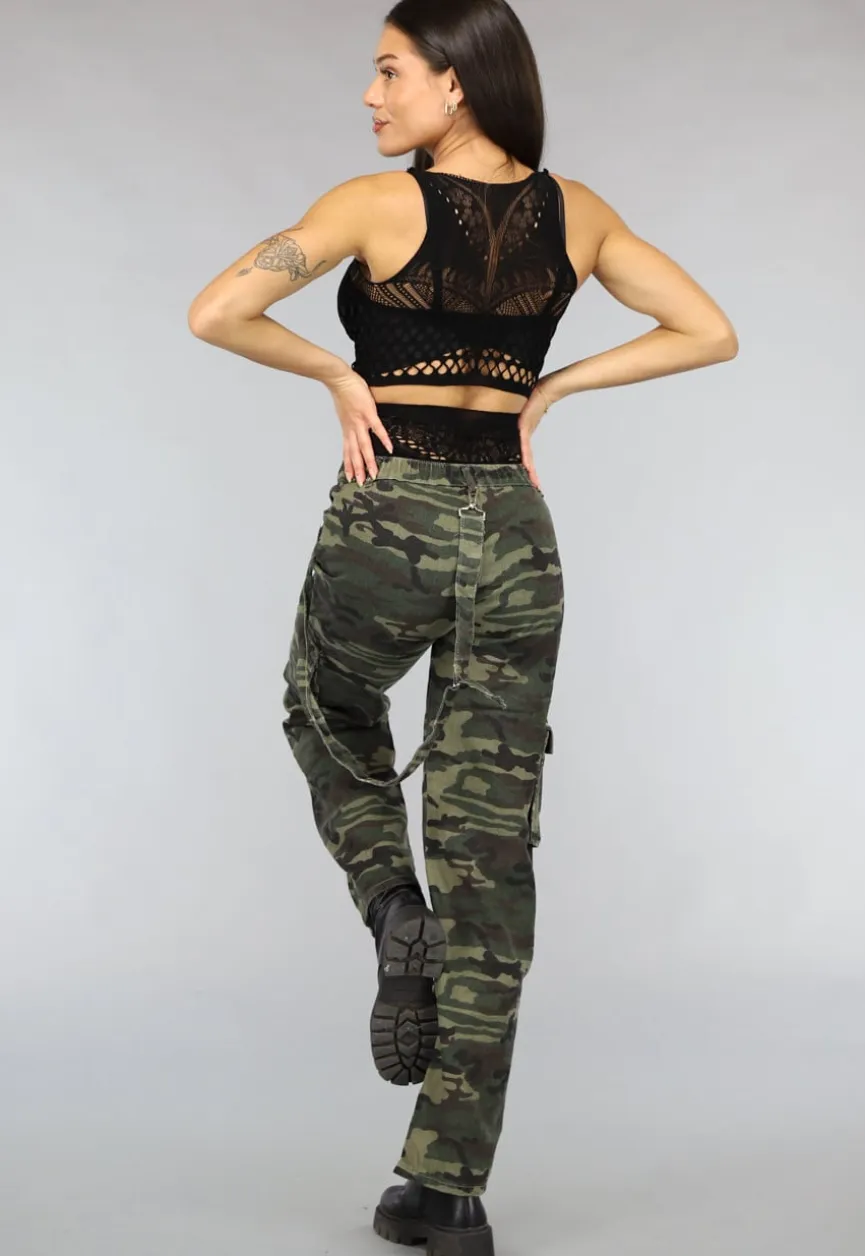 Zwarte Korte Fishnet Two Piece