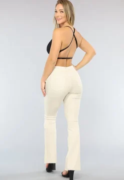Zwarte Mesh Bodysuit met Open Rug
