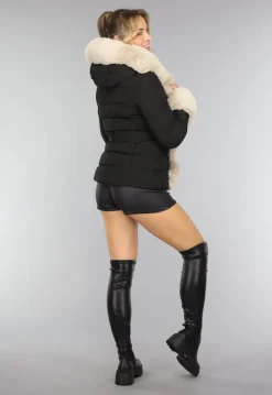 Zwarte Overknee Laarzen van Lederlook