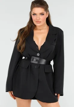 Zwarte Oversized Blazer